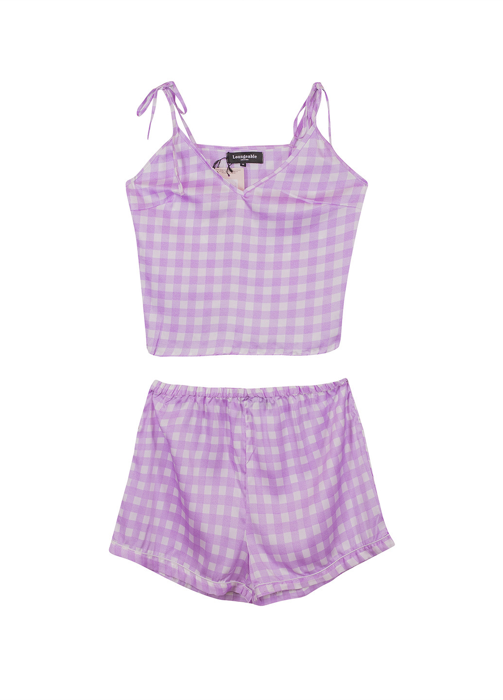 Бузковий літній комплект (майка, шорти) Missguided