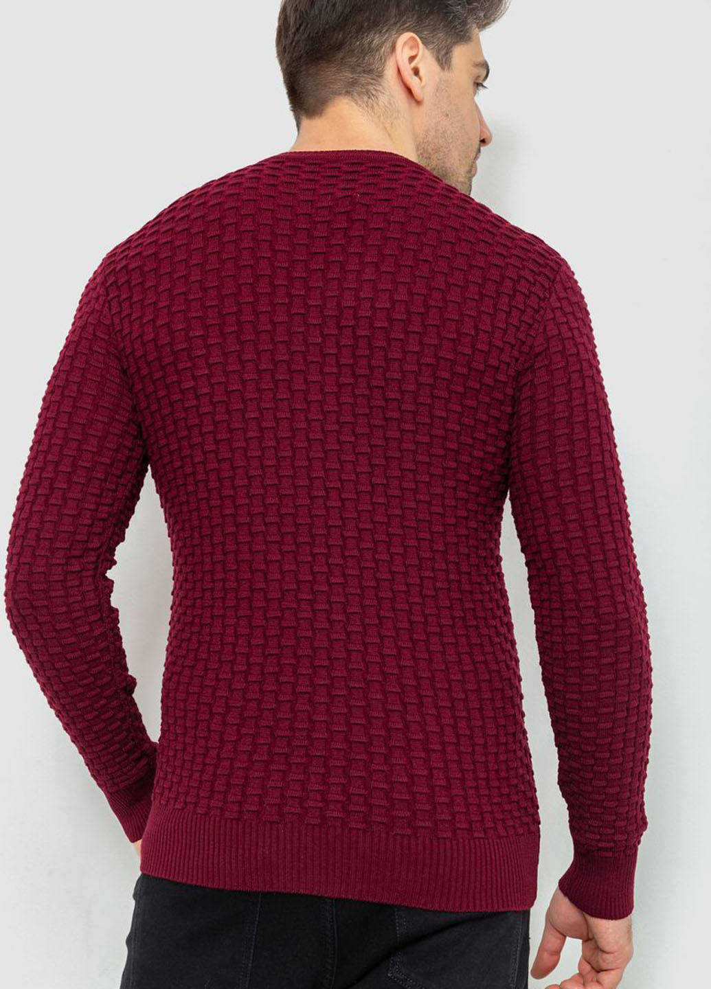 Бордовий демісезонний светр джемпер Ager