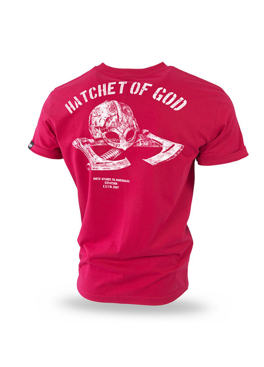 Червона футболка dobermans hatchet ts182rd Dobermans Aggressive