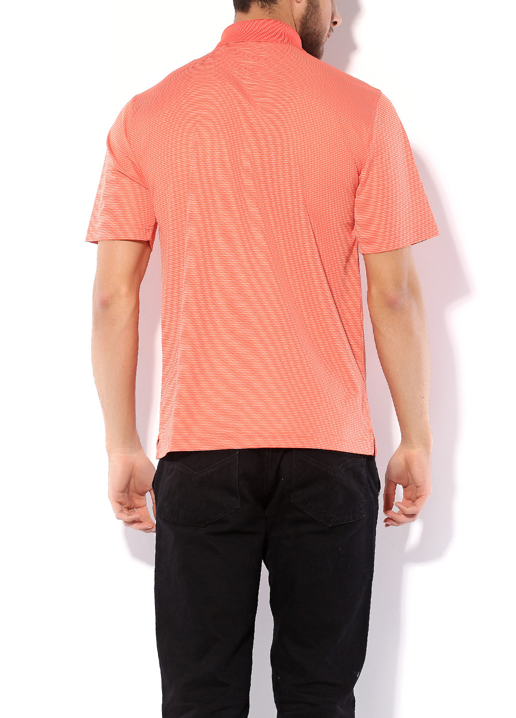 Оранжевая футболка-поло для мужчин Greg Norman