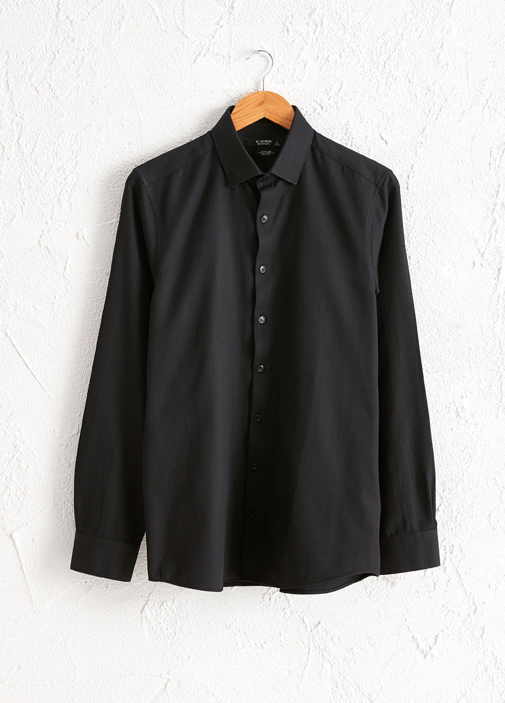 Черная кэжуал рубашка LC Waikiki