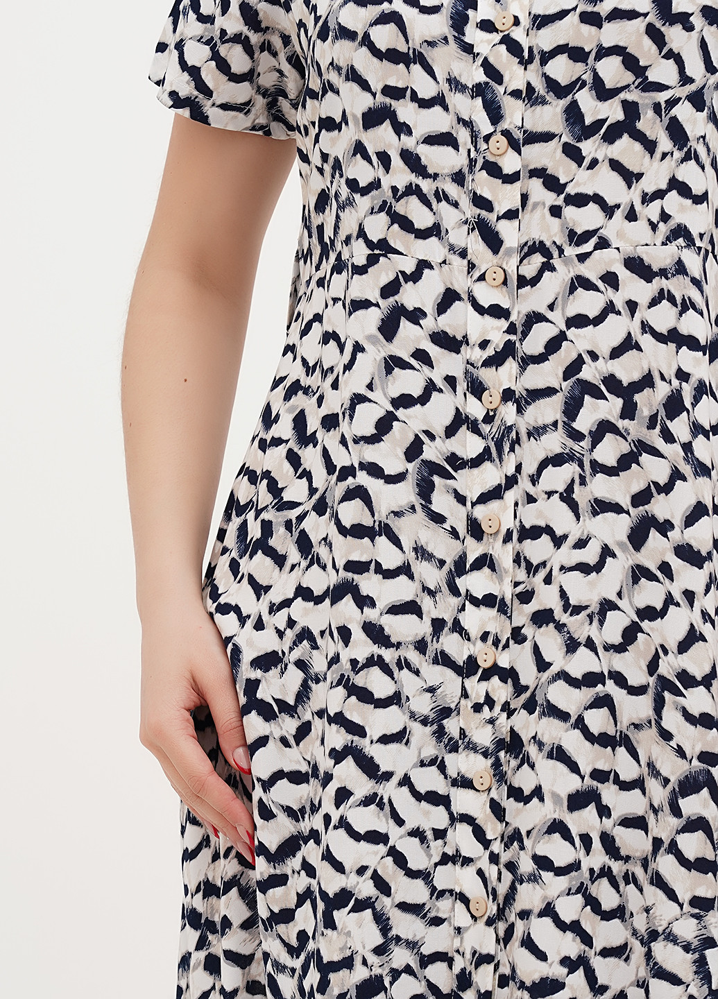 Комбінована кежуал сукня сукня-сорочка Juliet deluxe з абстрактним візерунком