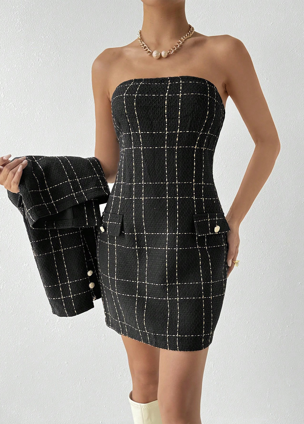 Костюм (платье, жакет) SHEIN (341894194)