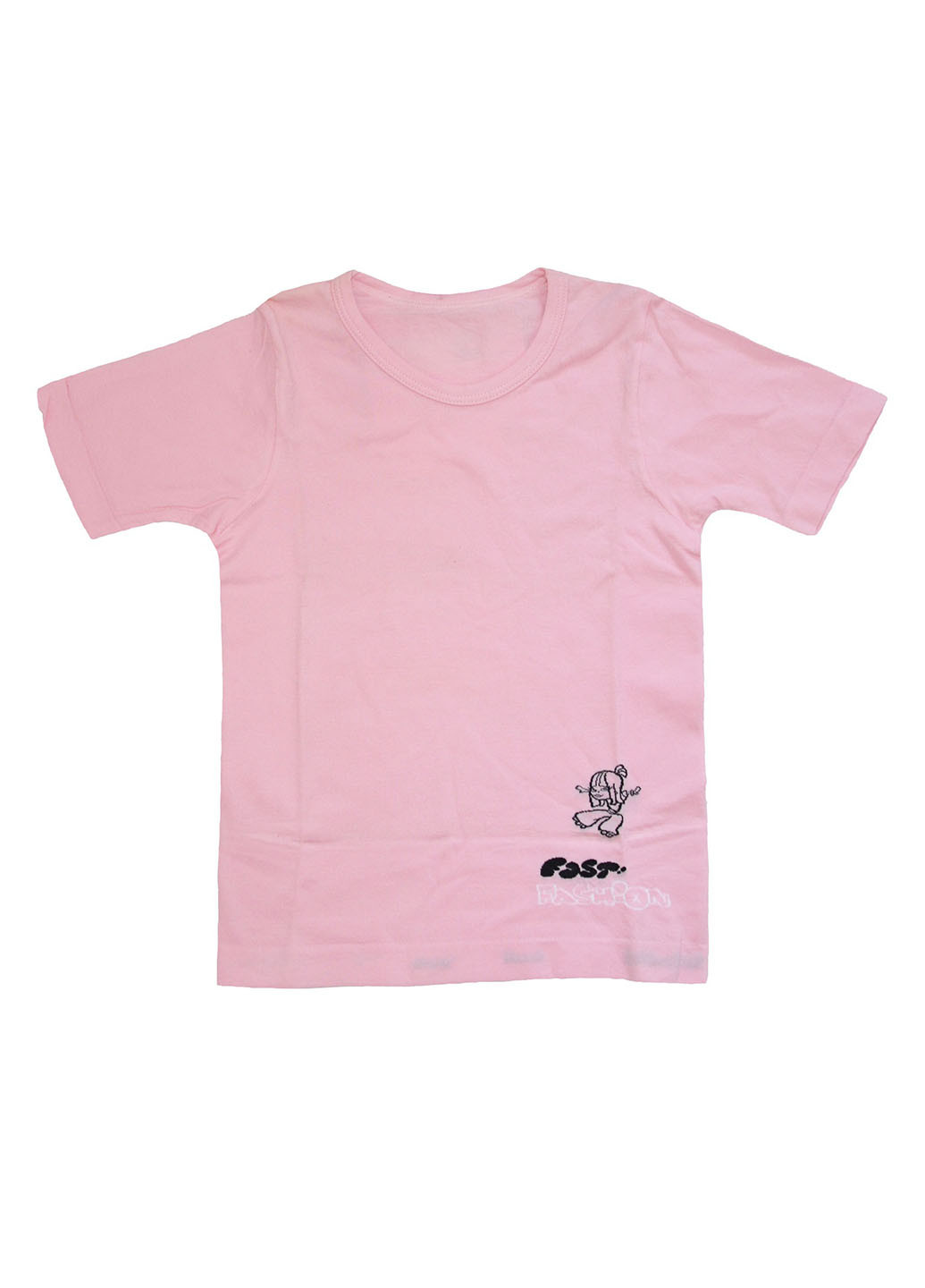 Розовая демисезонная футболка с коротким рукавом Santagostino