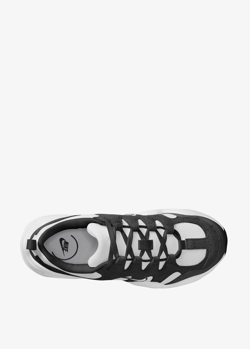 Чорно-білі осінні кросівки Nike TECH HERA