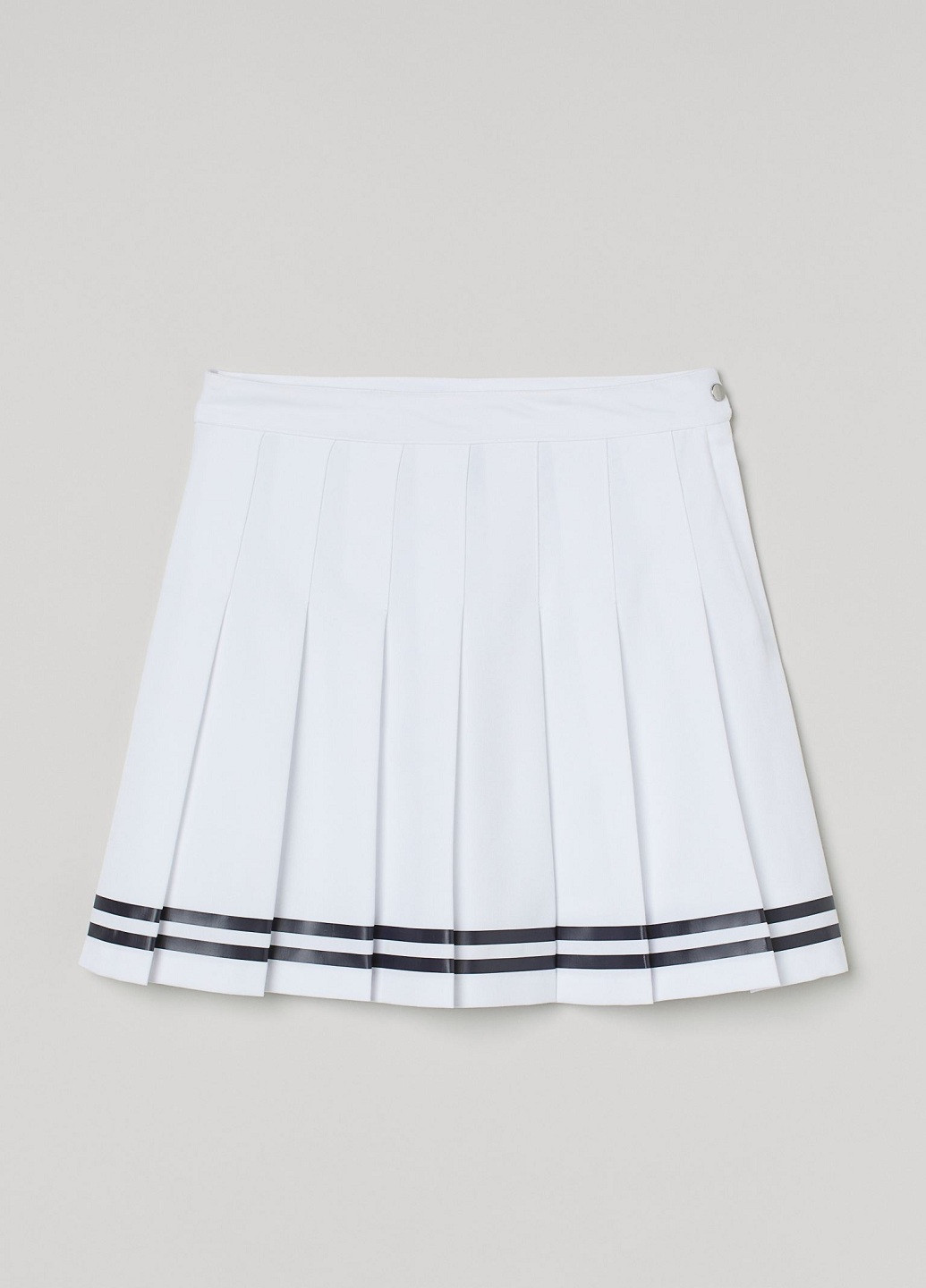 Белая в полоску юбка H&M