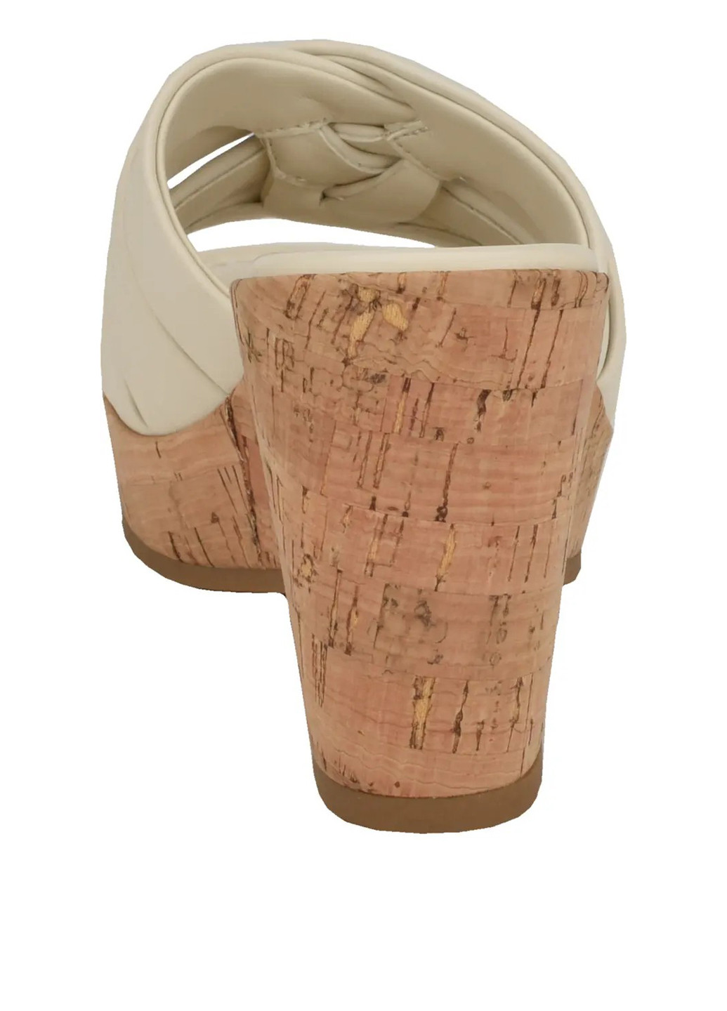 Молочные шлепанцы Calvin Klein плетение