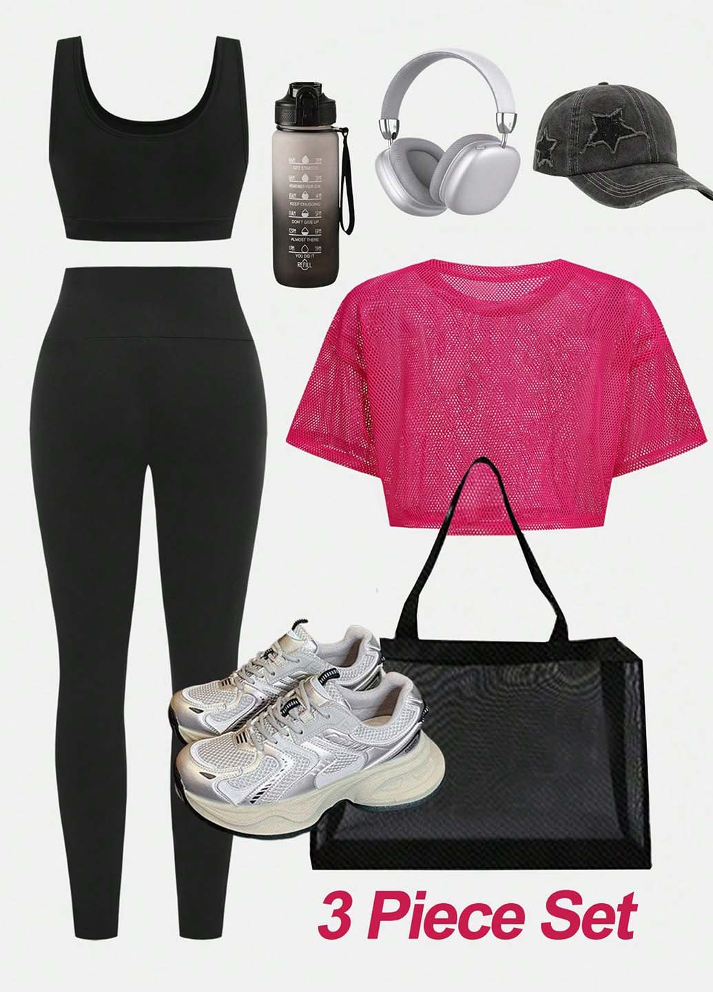 Костюм (2 топи, легінси) SHEIN (344466774)