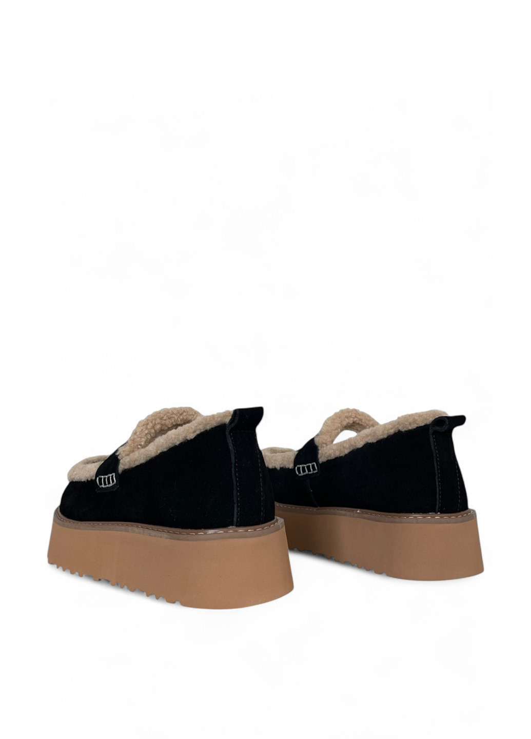 ALLSY Туфлі чорний з натуральна замша, китай — зима (364163030)