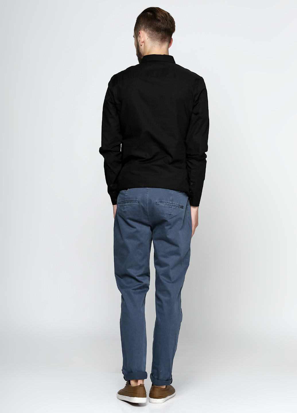 Темно-серые кэжуал демисезонные со средней талией брюки Alcott
