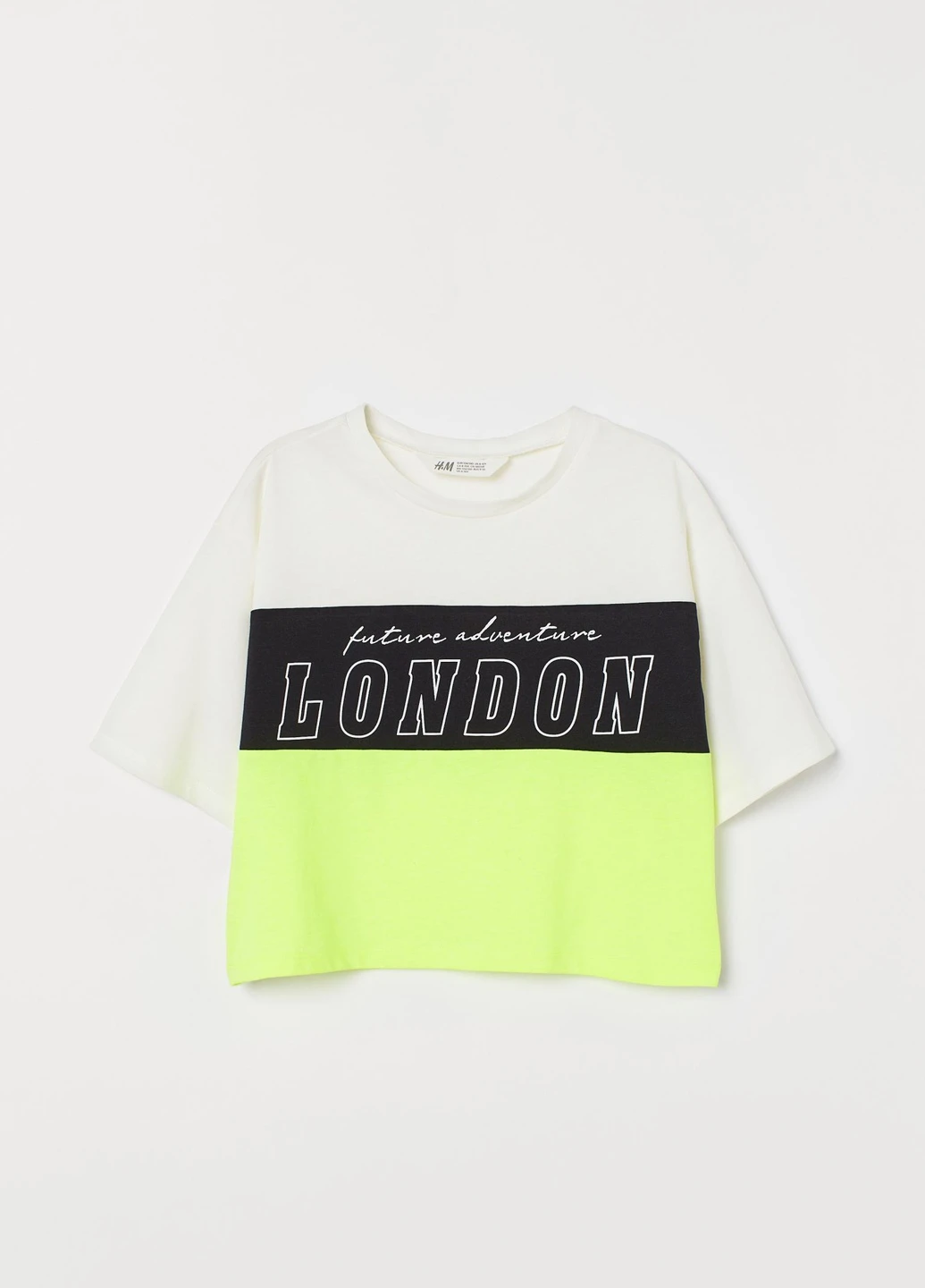 Чорна літня футболка H&M