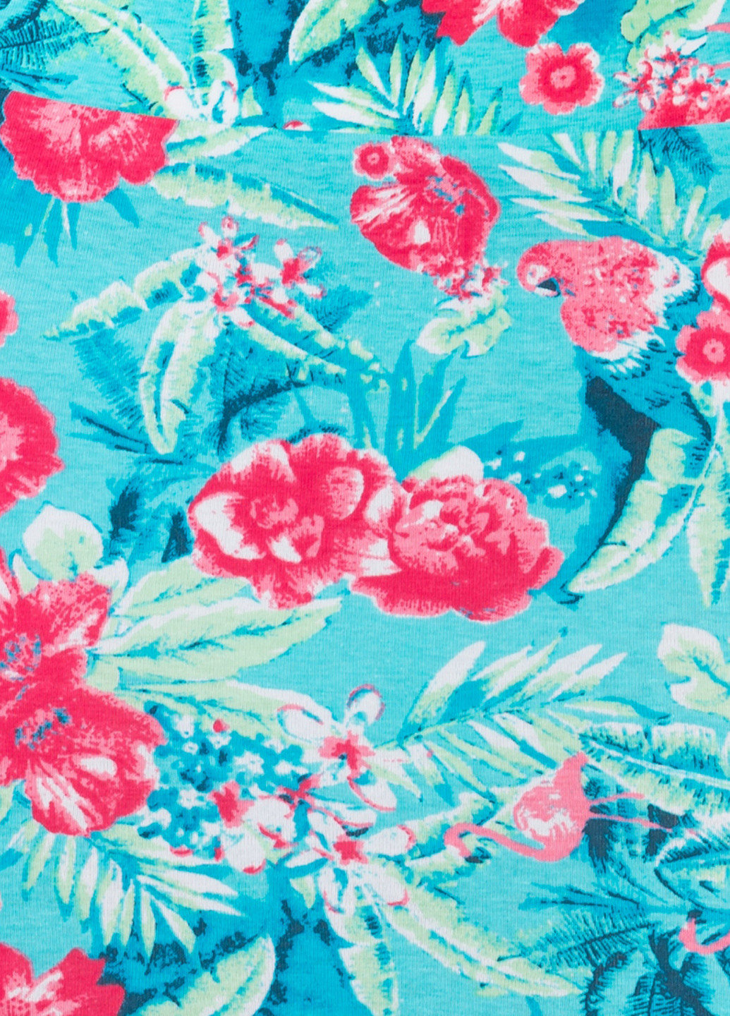 Голубая кэжуал цветочной расцветки юбка LFT