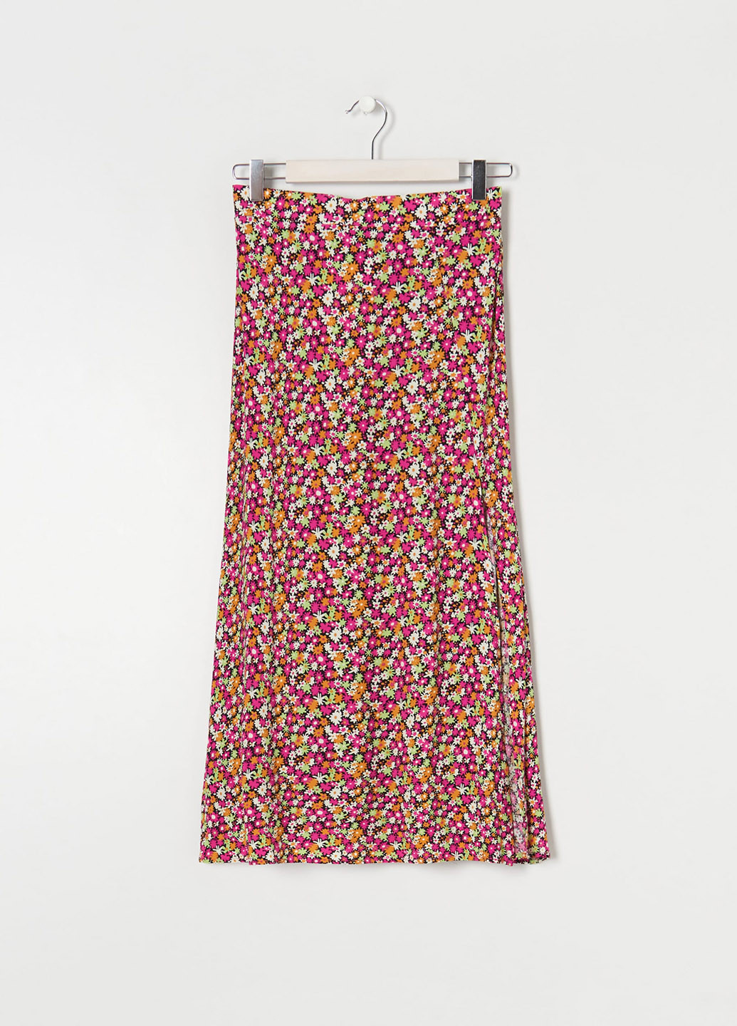 Разноцветная кэжуал цветочной расцветки юбка Sinsay