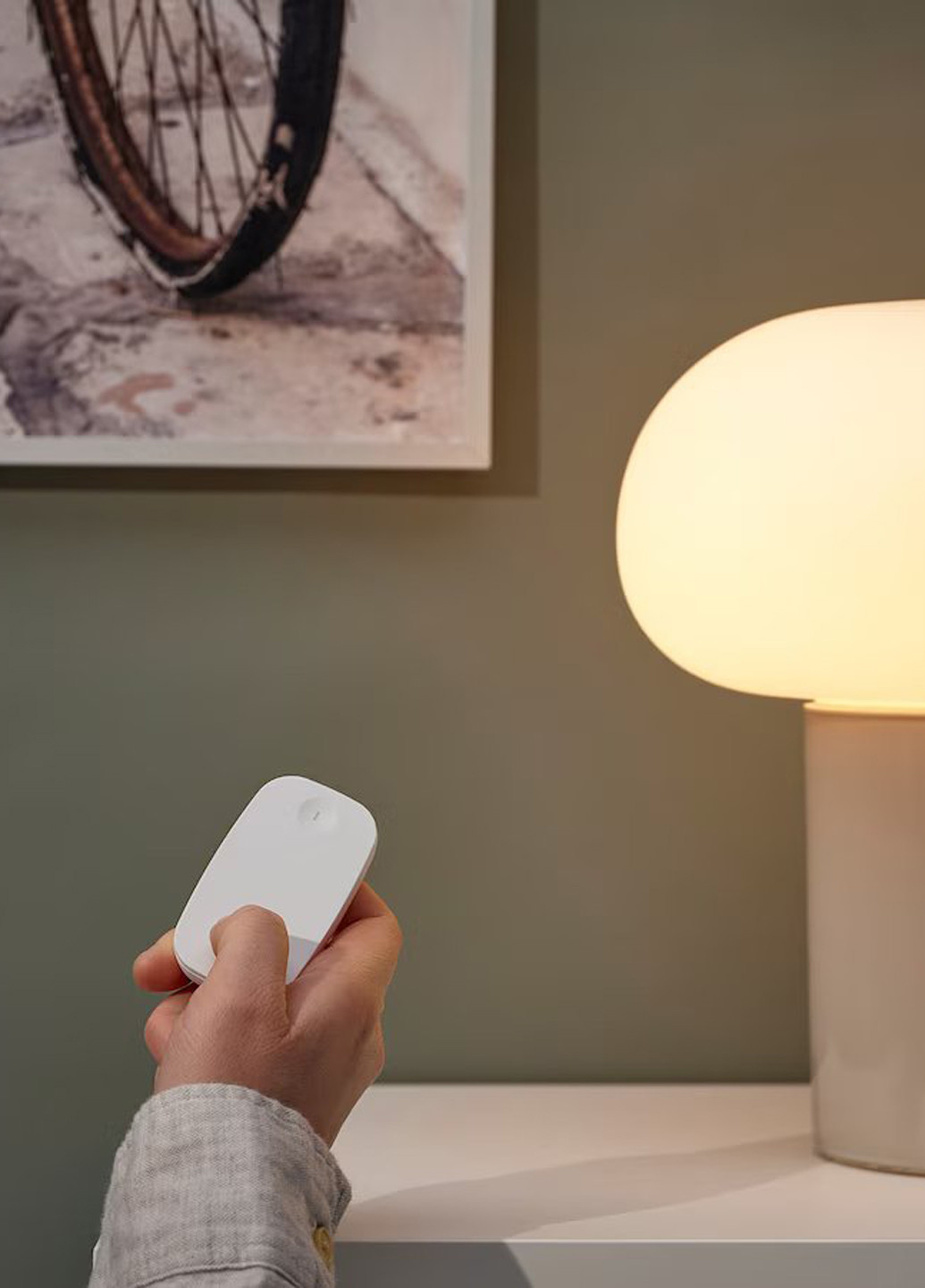 Лампа світлодіодна на керуванні, 9х8х13 см IKEA (265795934)
