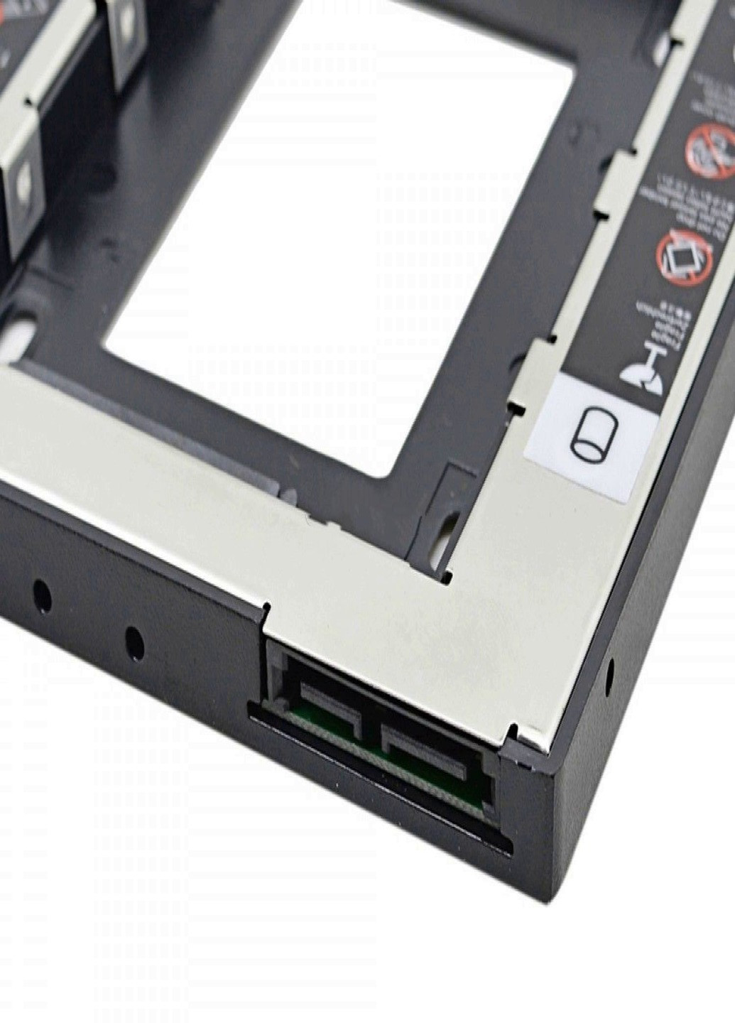 Карман адаптер переходник для подключения SSD 2,5'' 9,5 мм вместо CD-DVD ROM (43545390-В) Francesco Marconi (231888409)