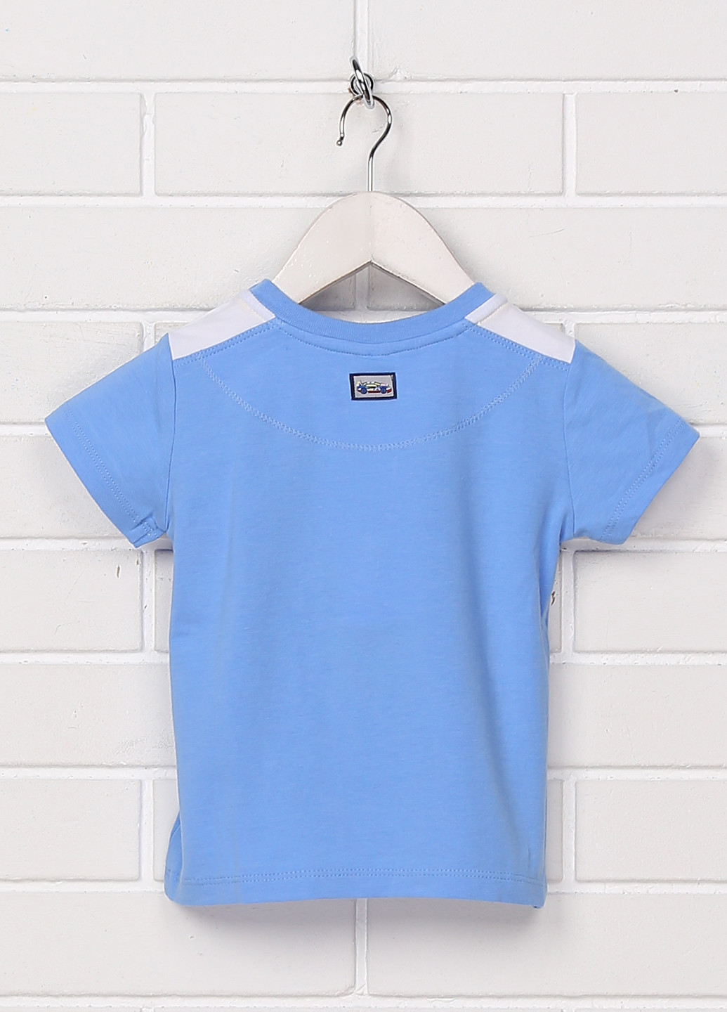 Голубая летняя футболка Wojcik
