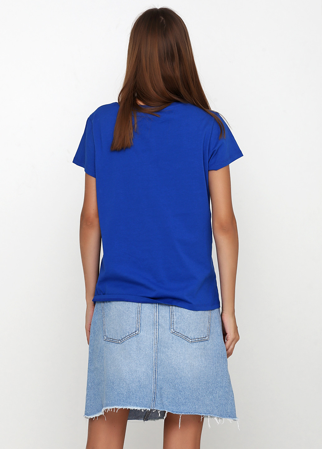 Синяя летняя футболка IVY