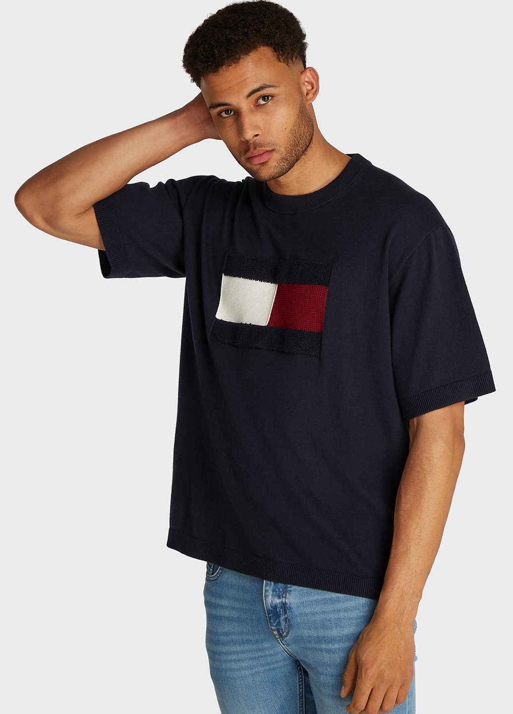 Темно-синій демісезонний джемпер джемпер Tommy Hilfiger