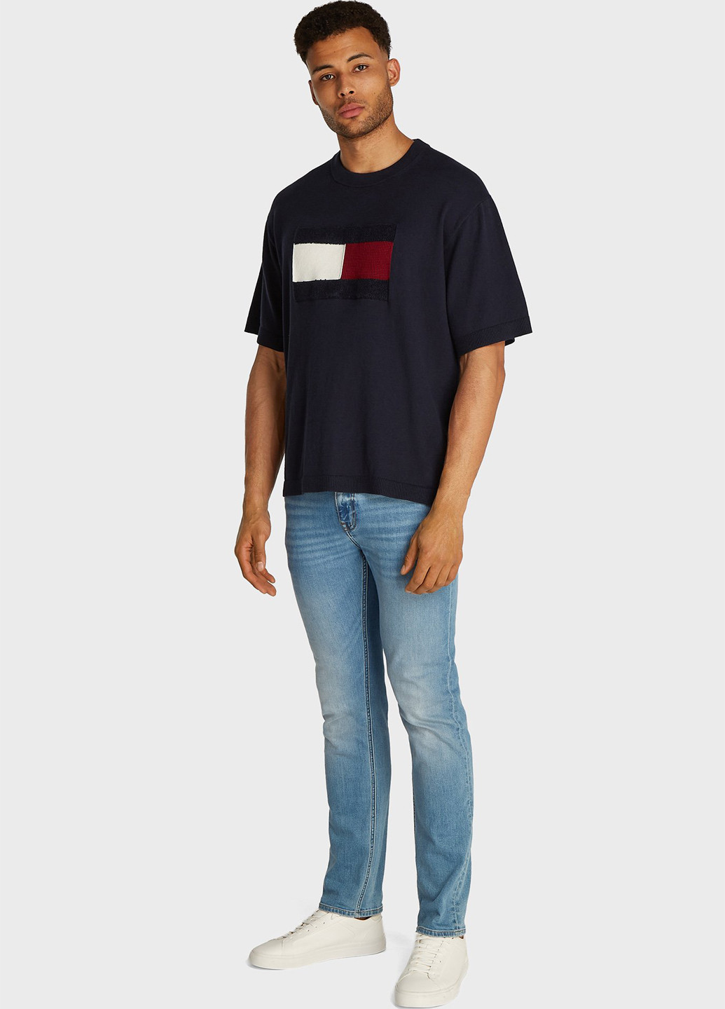 Темно-синій демісезонний джемпер джемпер Tommy Hilfiger