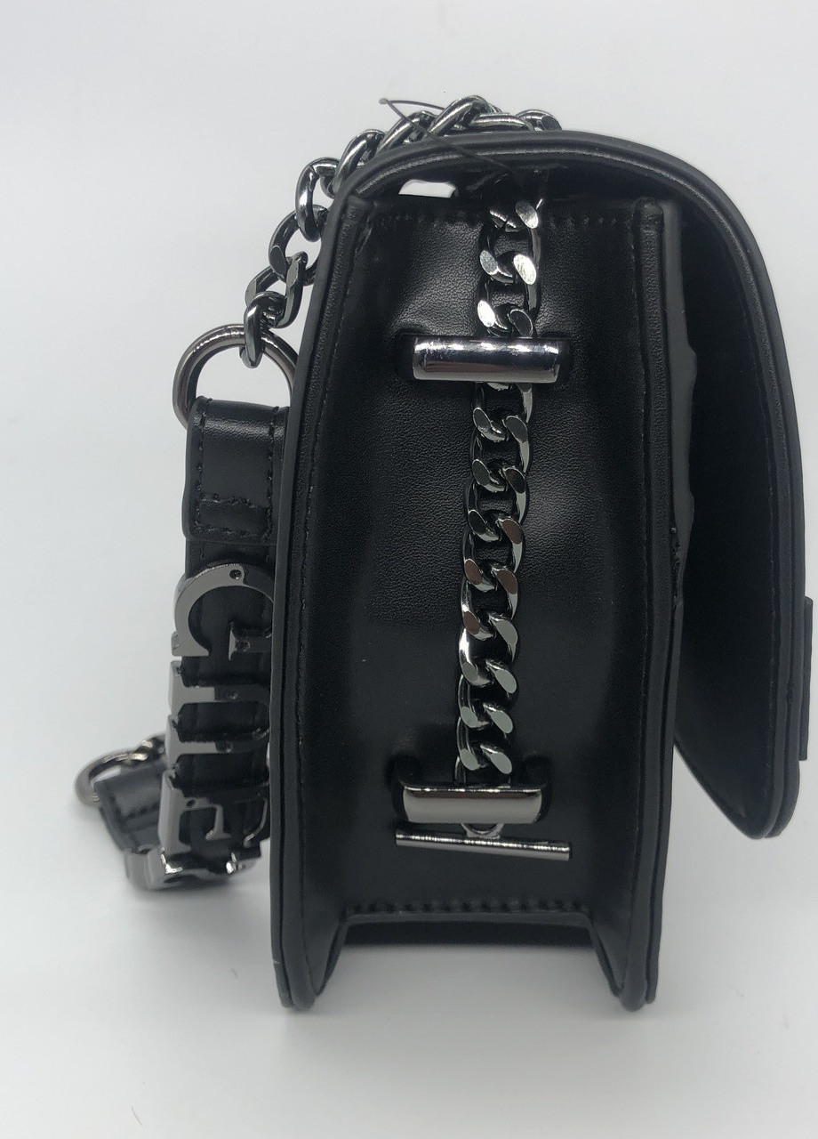 Жіноча сумка крос-боді на ланцюжку GUESS 19GF-329 чорна NoName (251204011)