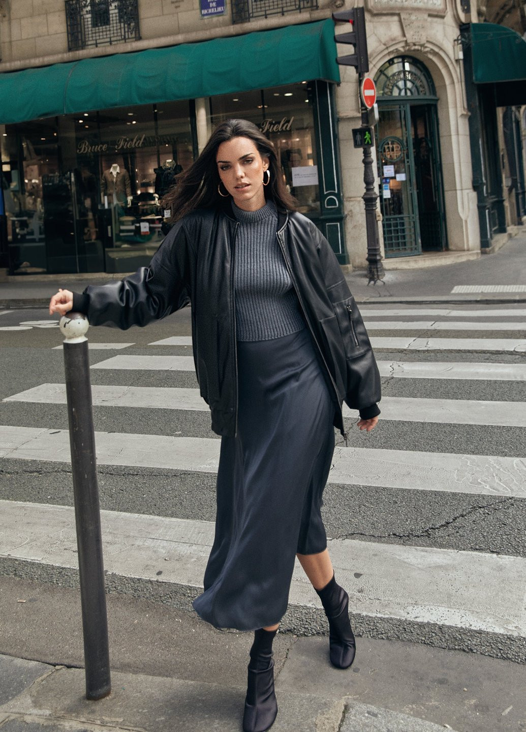 Сірий зимовий светр джемпер Gepur