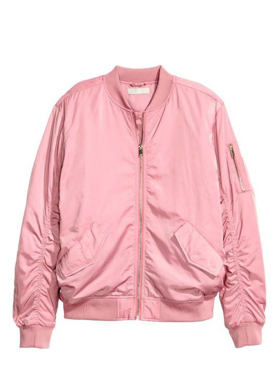 Розовый демисезонный Бомбер H&M