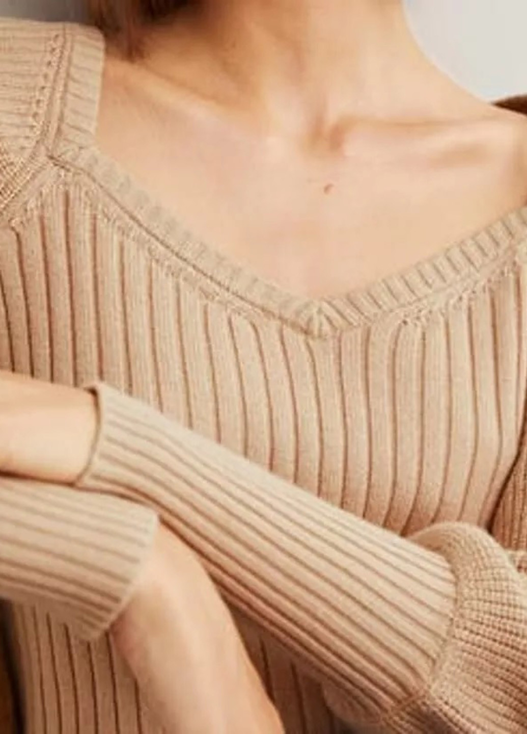 Бежевий демісезонний пуловер пуловер Boden