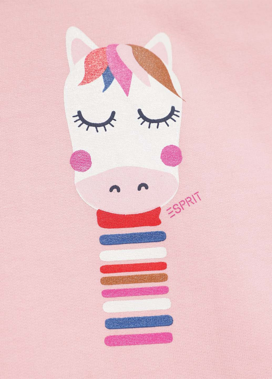 Рожевий світшот Esprit малюнок без декору (329038645)