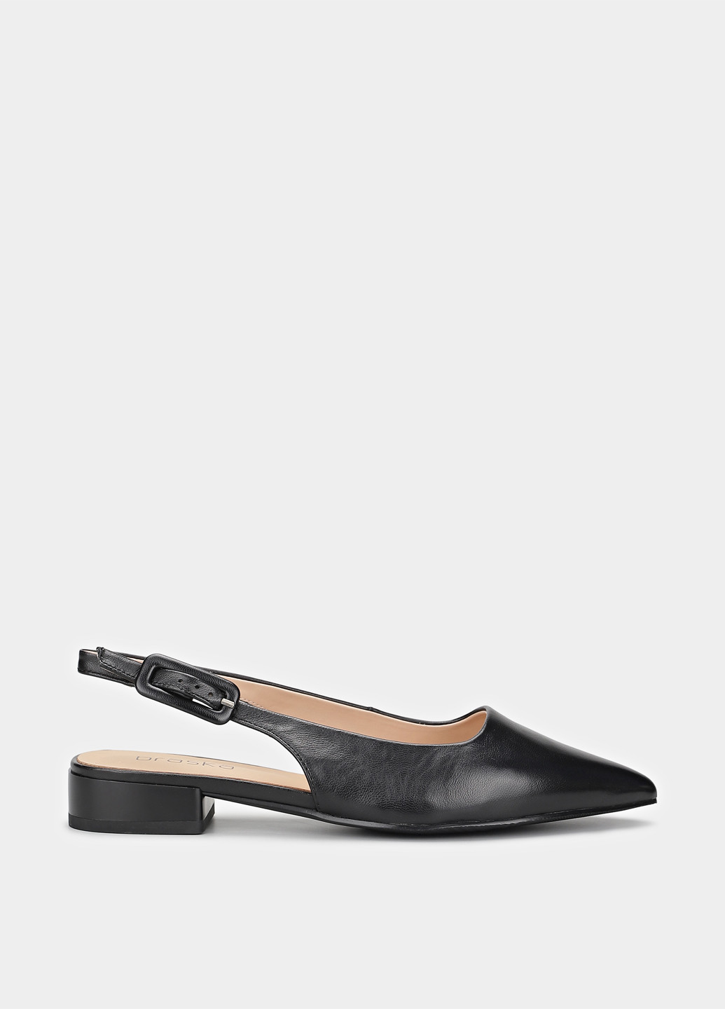 Braska Туфлі слінгбекі чорний з натуральна шкіра, — літо (363353860)