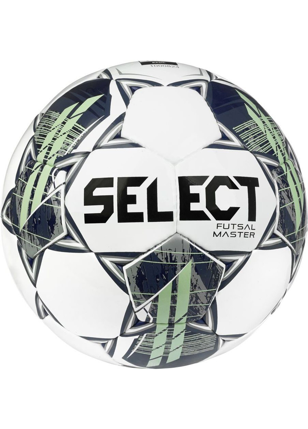 Мяч футзальный Futsal Master v22 белый/зеленый Уни 4 (104346-334-4) Select (254315088)