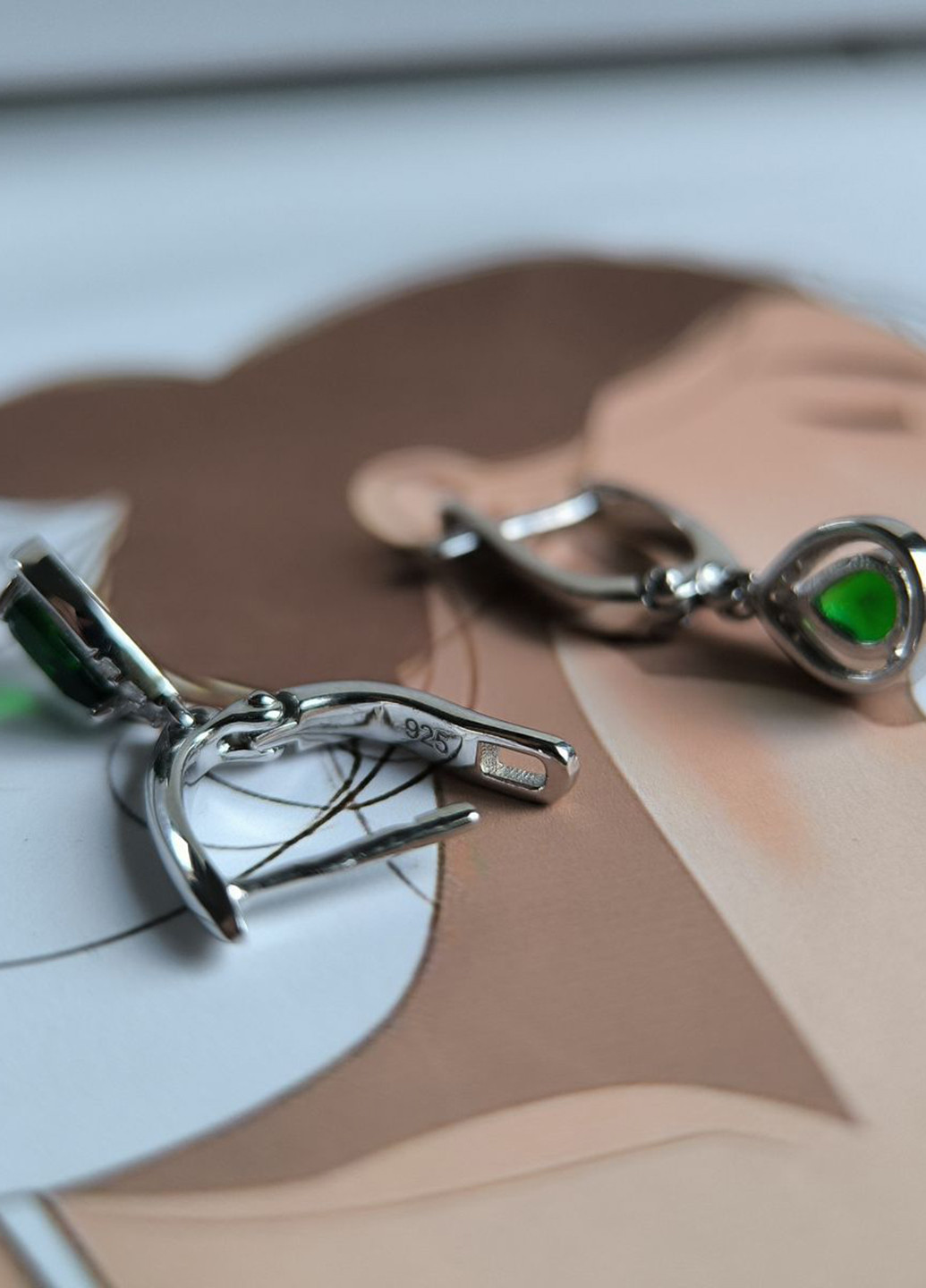 Сережки Silver Flame (354214505)