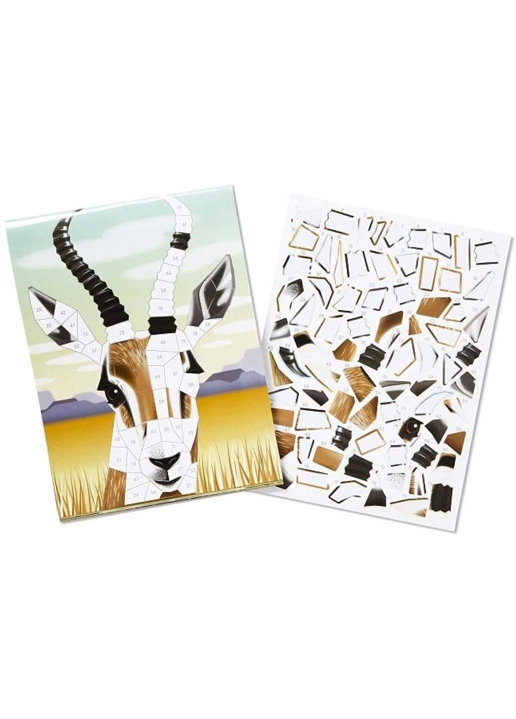 Набор для творчества Мозаичные наклейки Сафари (MD30160) Melissa&Doug (249596659)