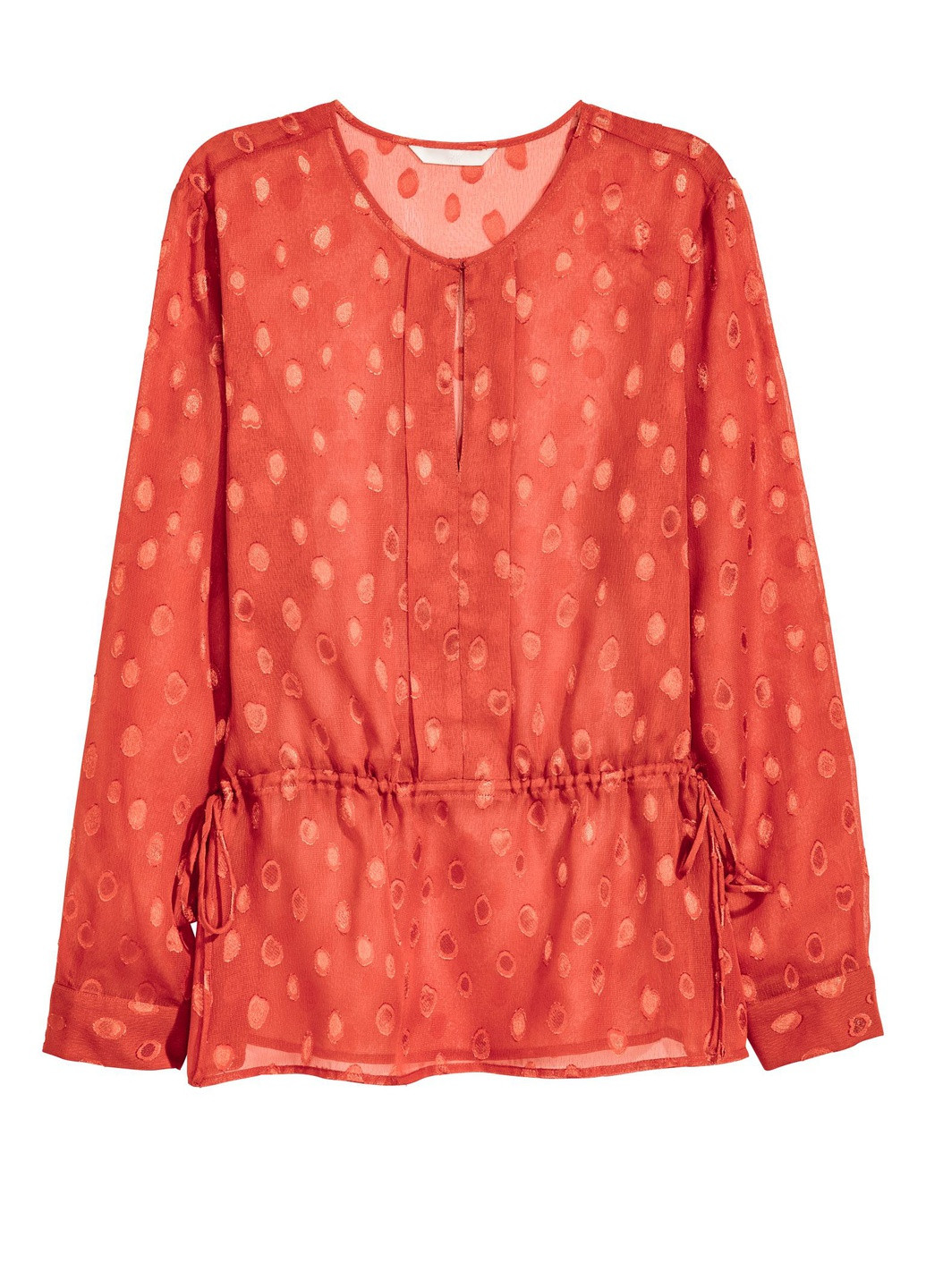 Теракотова літня блуза H&M