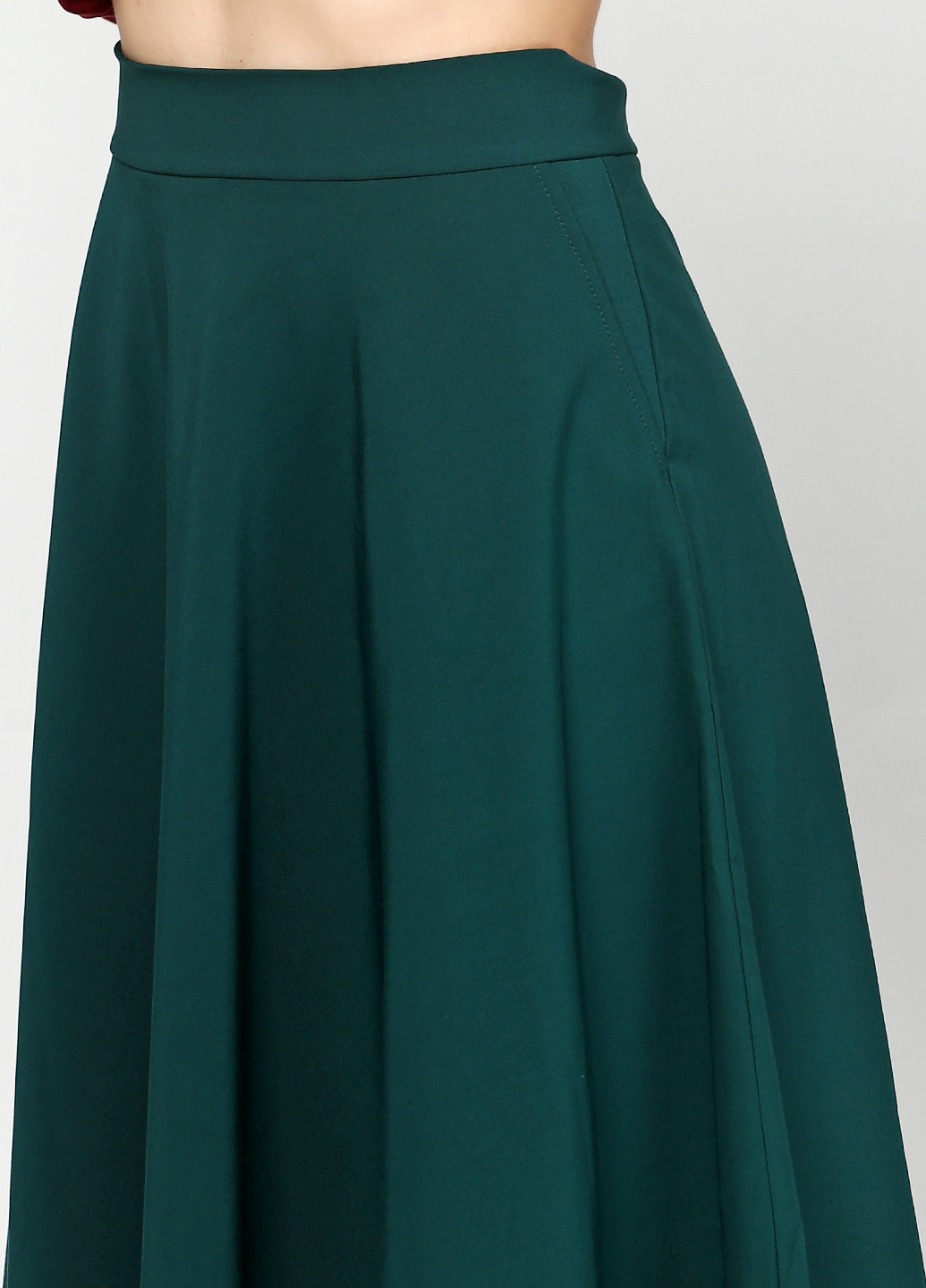 Темно-зеленая кэжуал юбка Simonaom со средней талией
