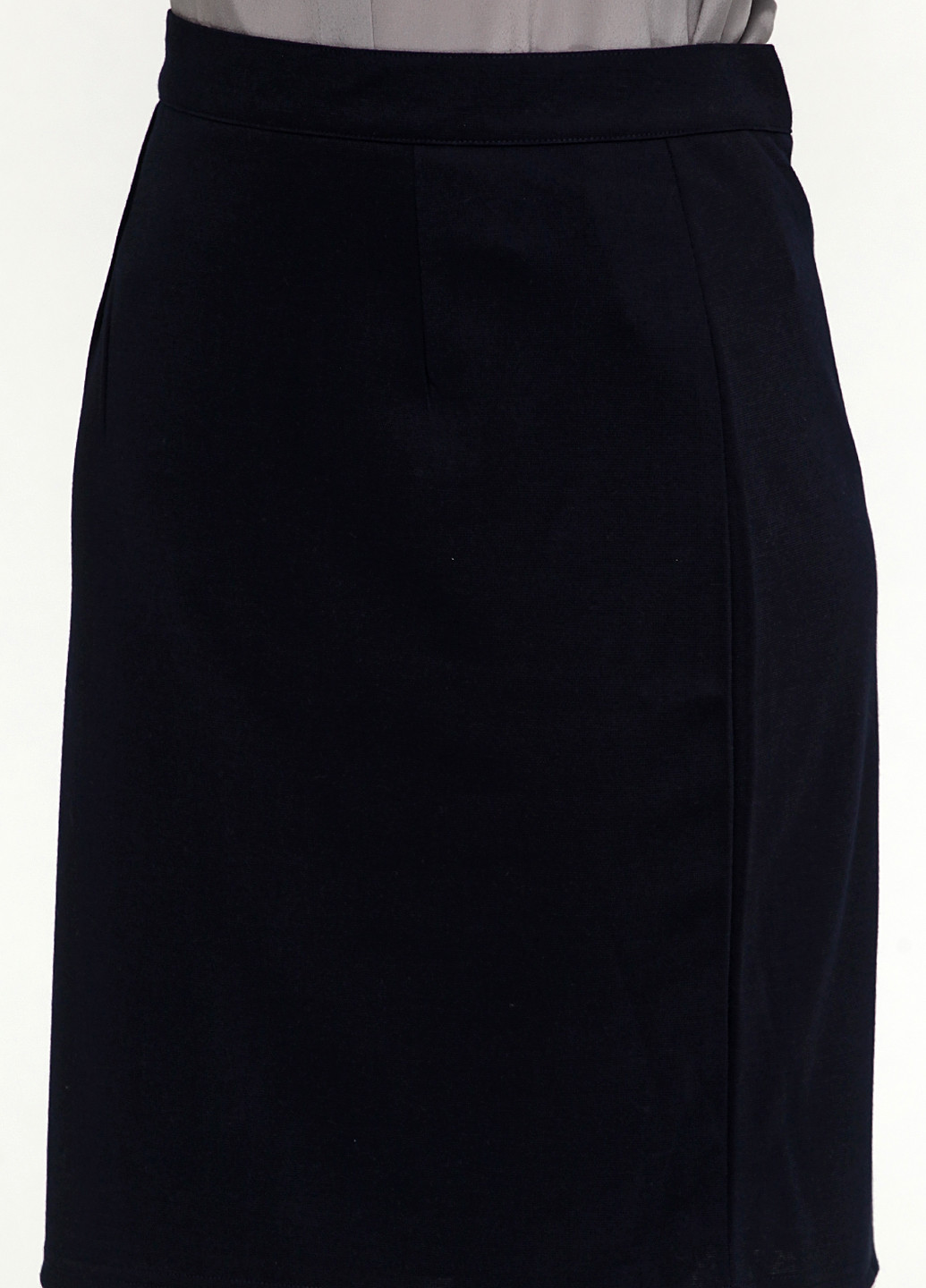 Темно-синяя кэжуал однотонная юбка Micha мини