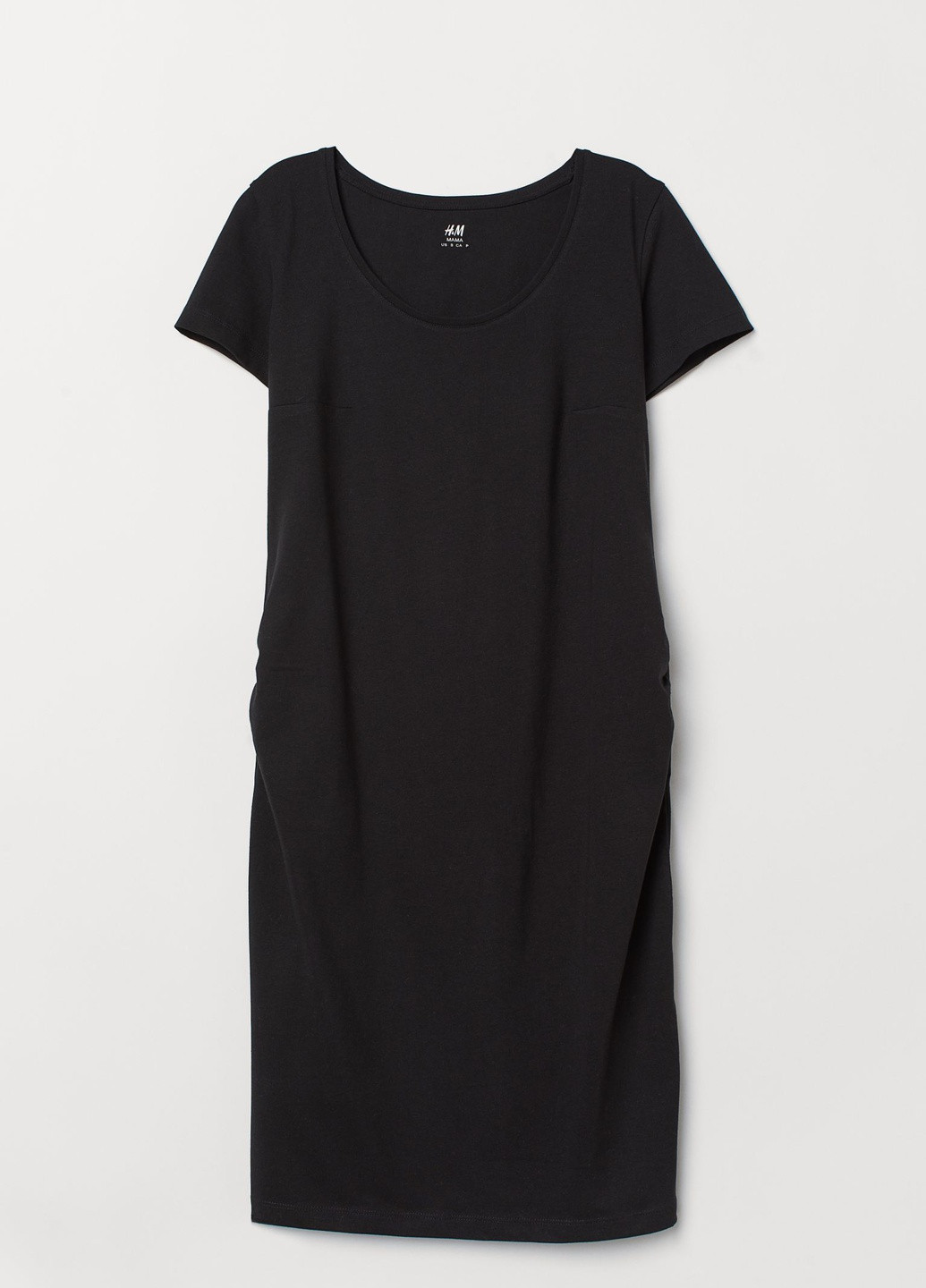 Чорна кежуал плаття для вагітних H&M однотонна