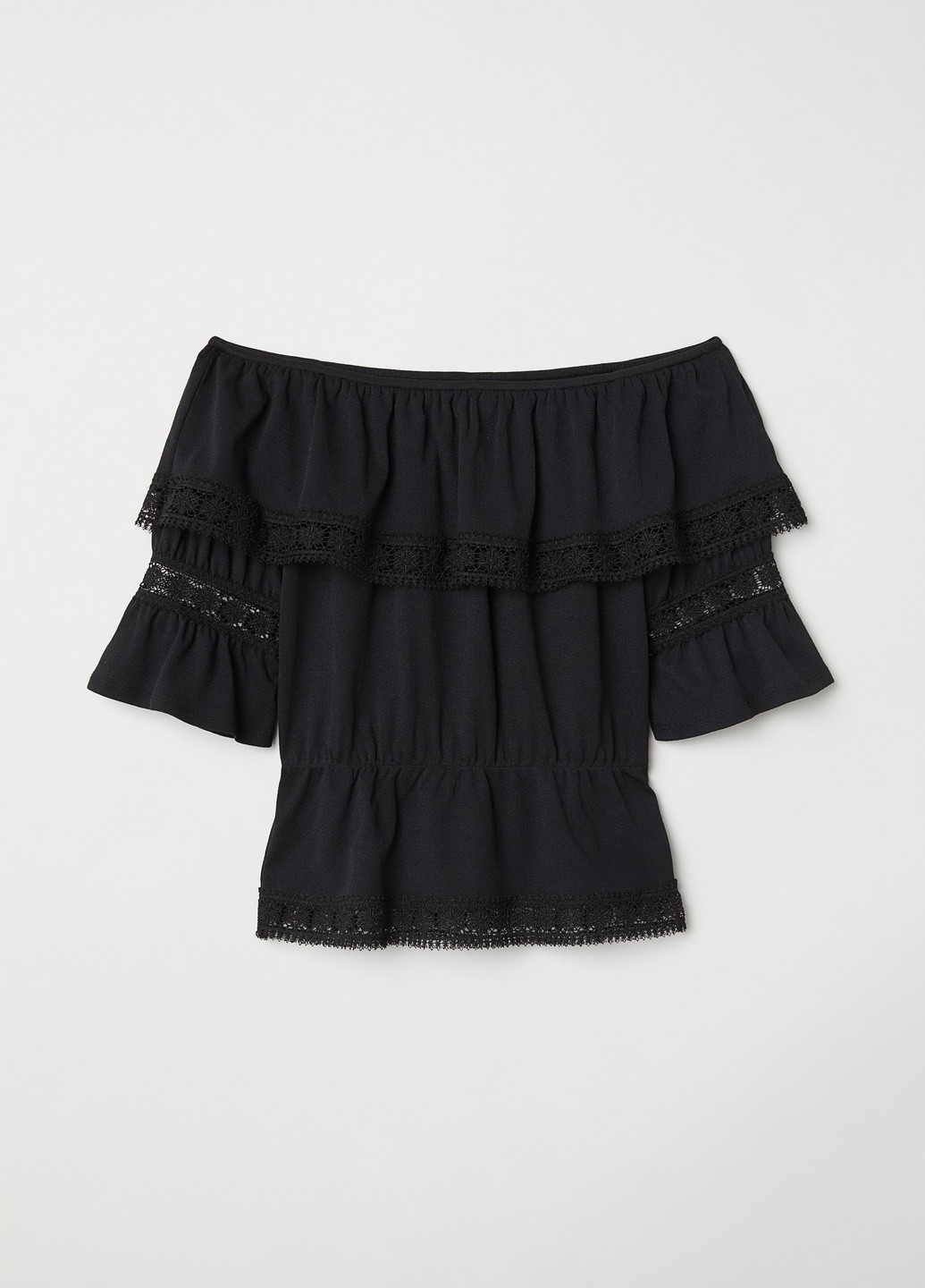 Чёрная блуза H&M