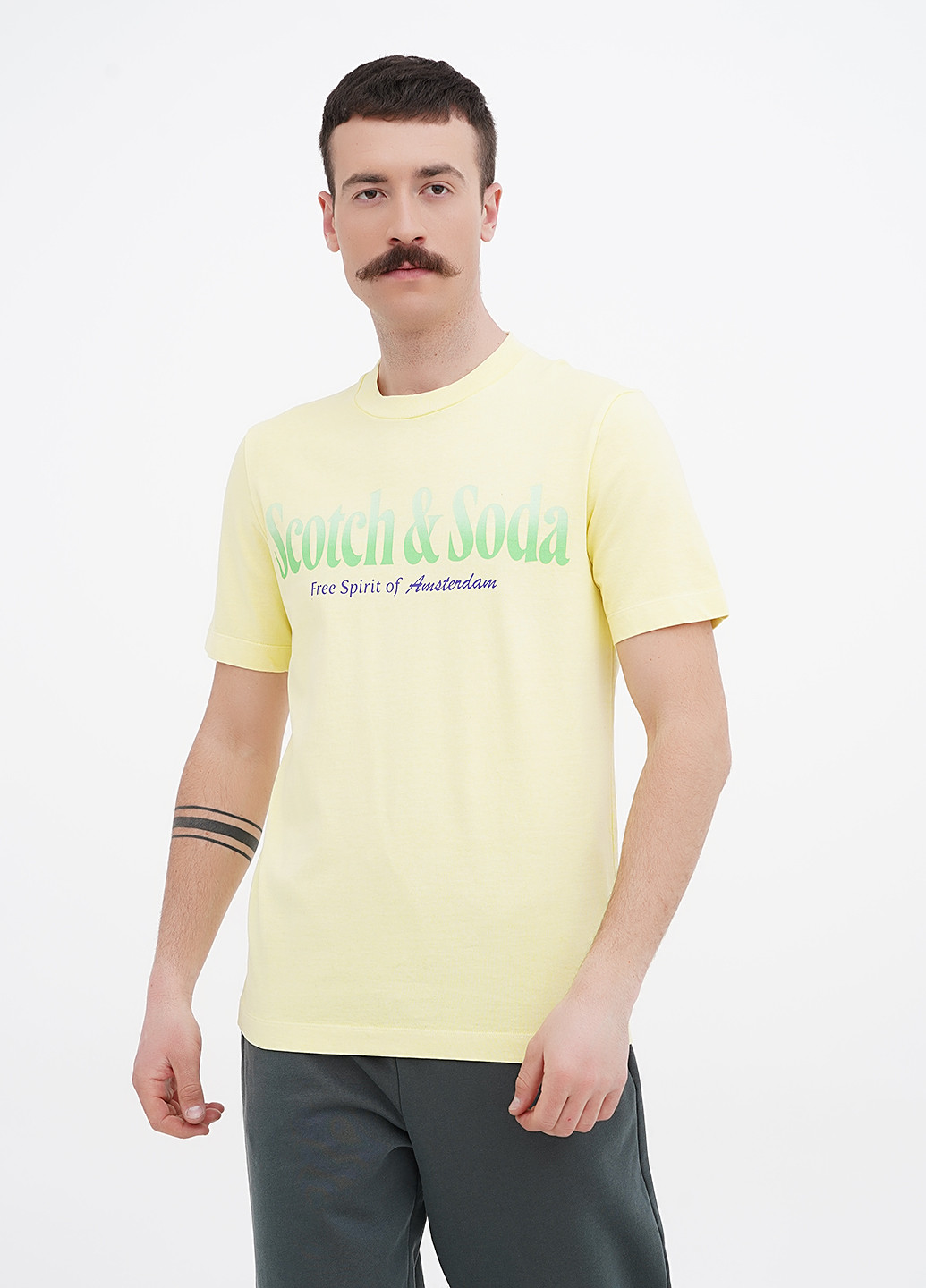 Желтая футболка Scotch&Soda
