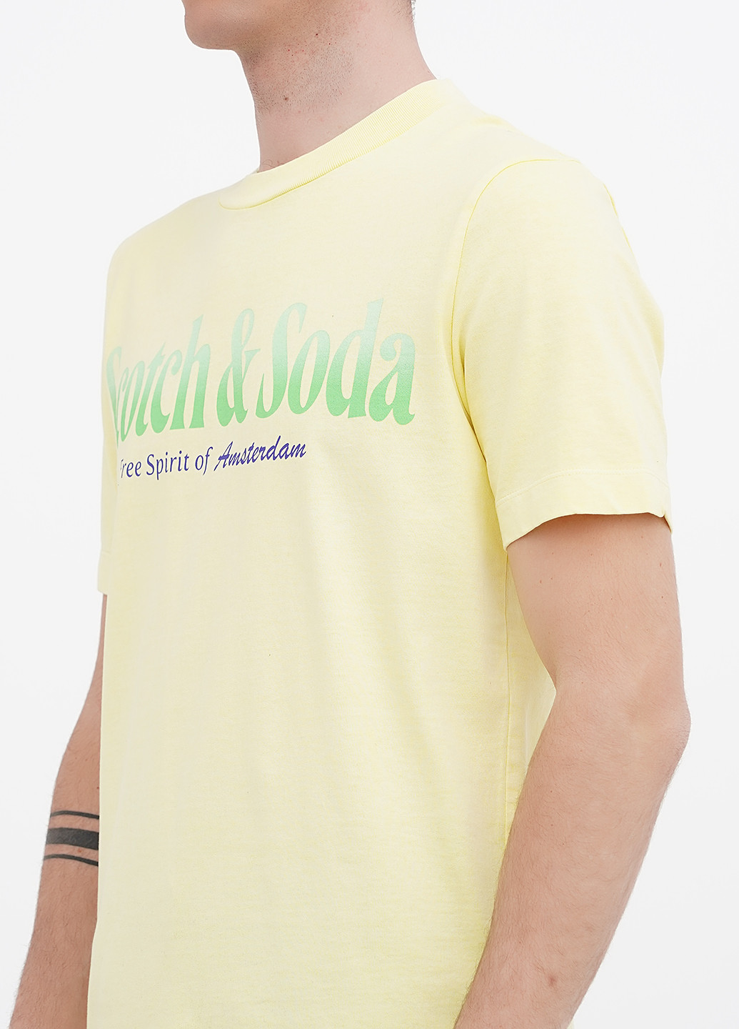 Желтая футболка Scotch&Soda