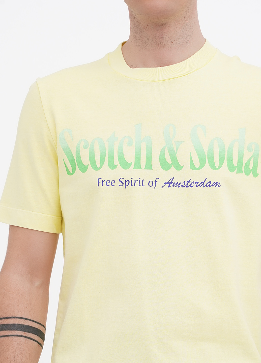 Желтая футболка Scotch&Soda