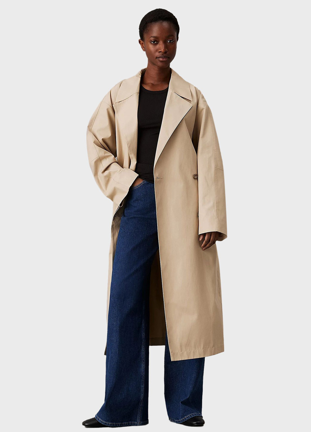 Плащ Calvin Klein тренчкот на пуговицах демисезон (366292588)