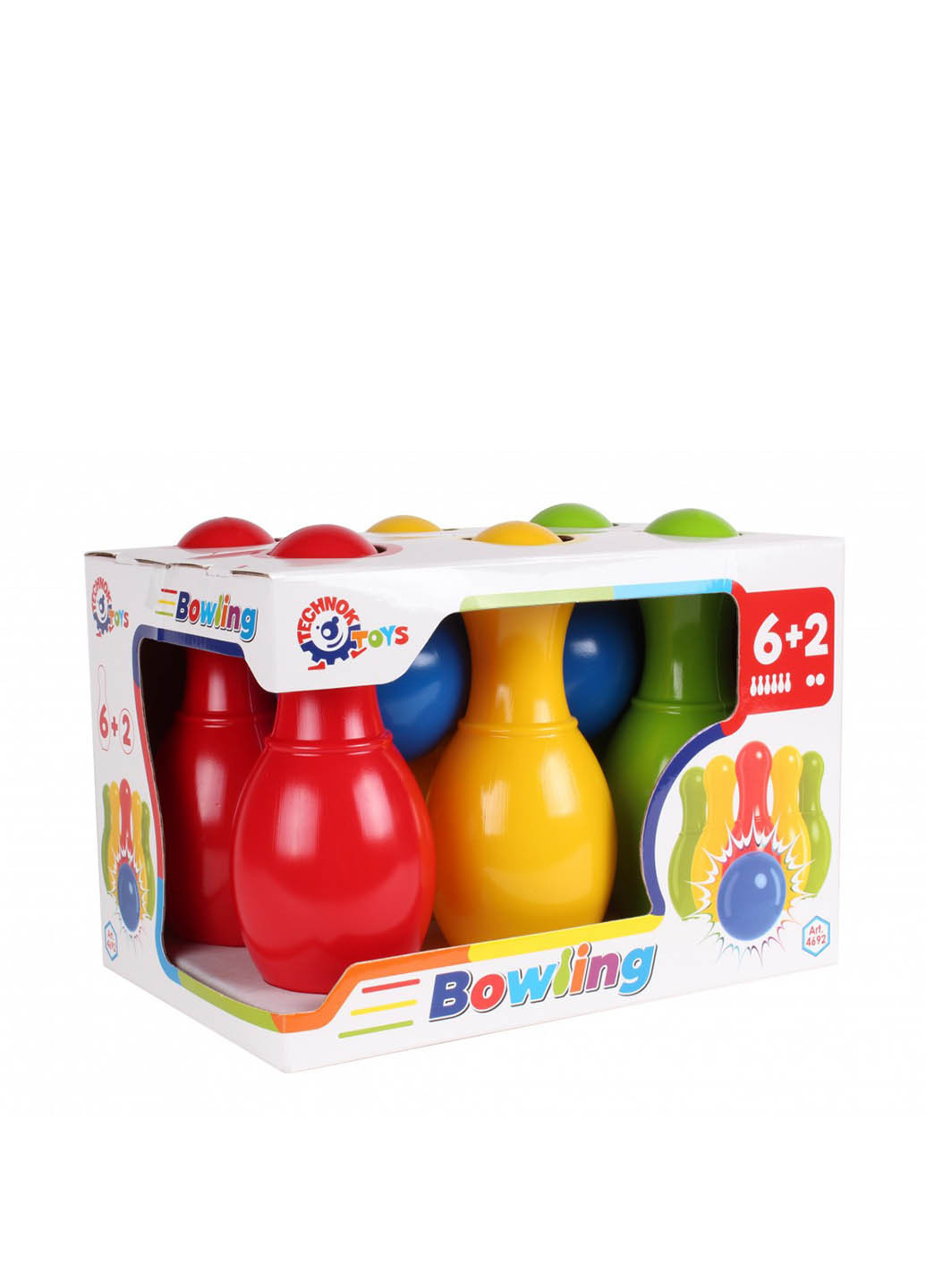 Набір для гри в боулінг, 26х18х18 см ТехноК (255759504)