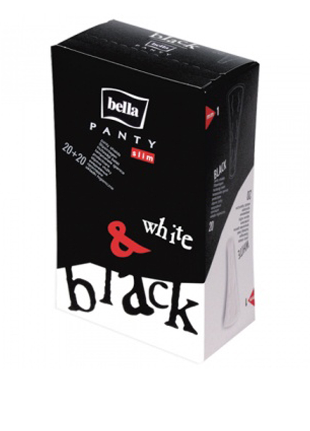 Прокладки щоденні Panty Slim white & black, (40 шт.) Bella (151220186)