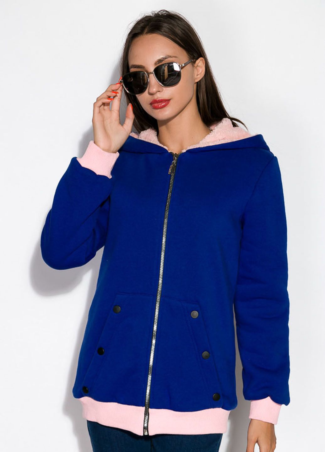 Синя демісезонна куртка Time of Style