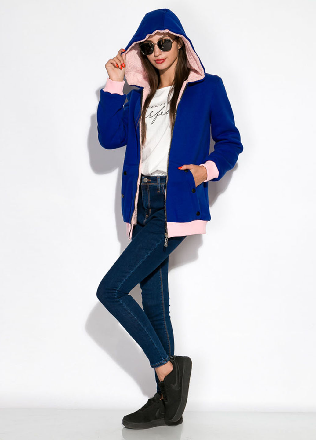 Синя демісезонна куртка Time of Style