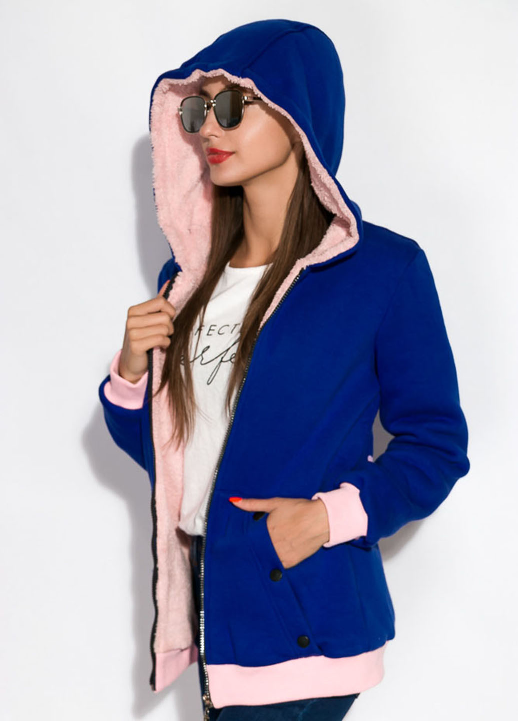 Синя демісезонна куртка Time of Style