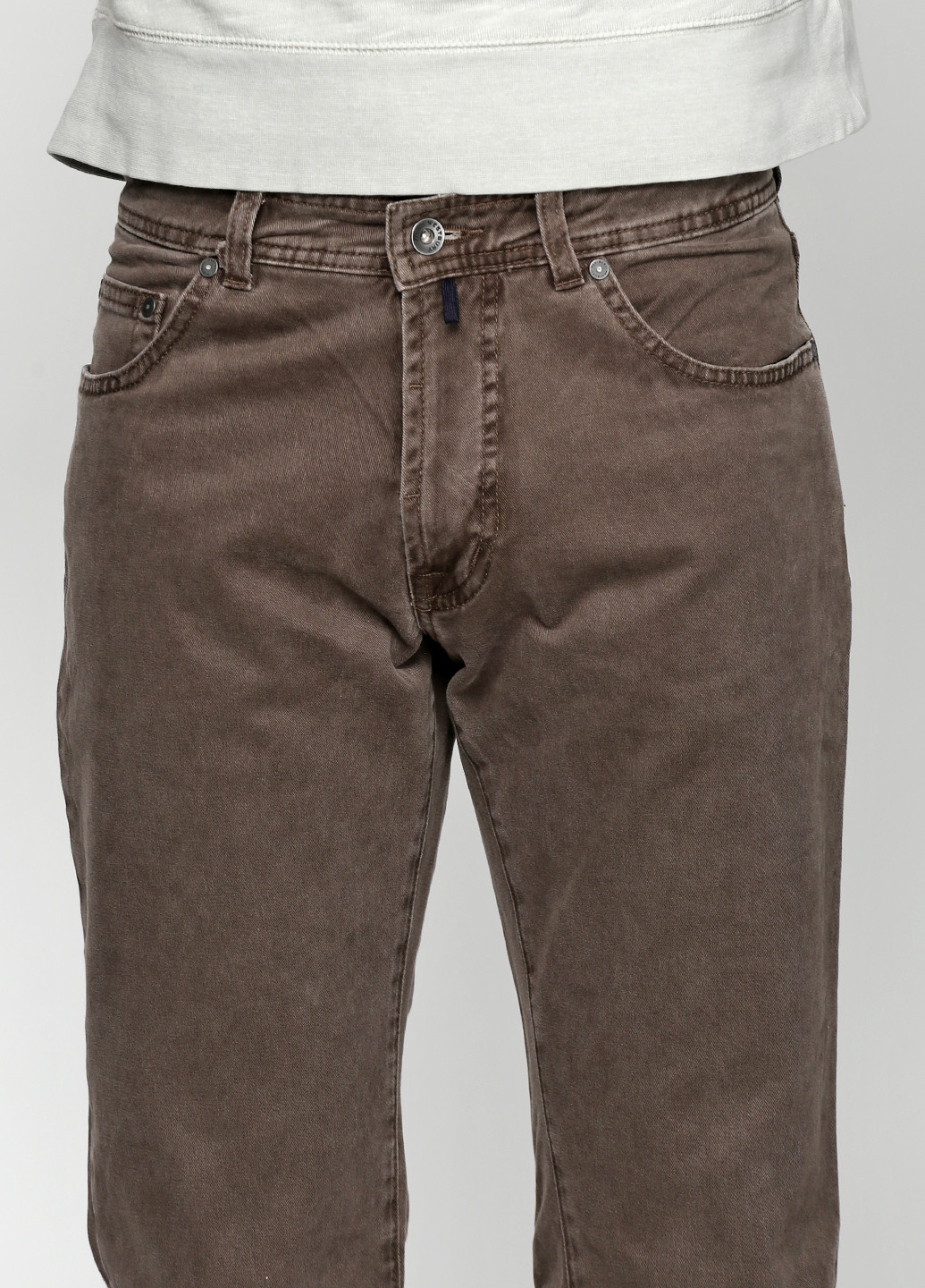 Светло-коричневые демисезонные прямые джинсы Westbury