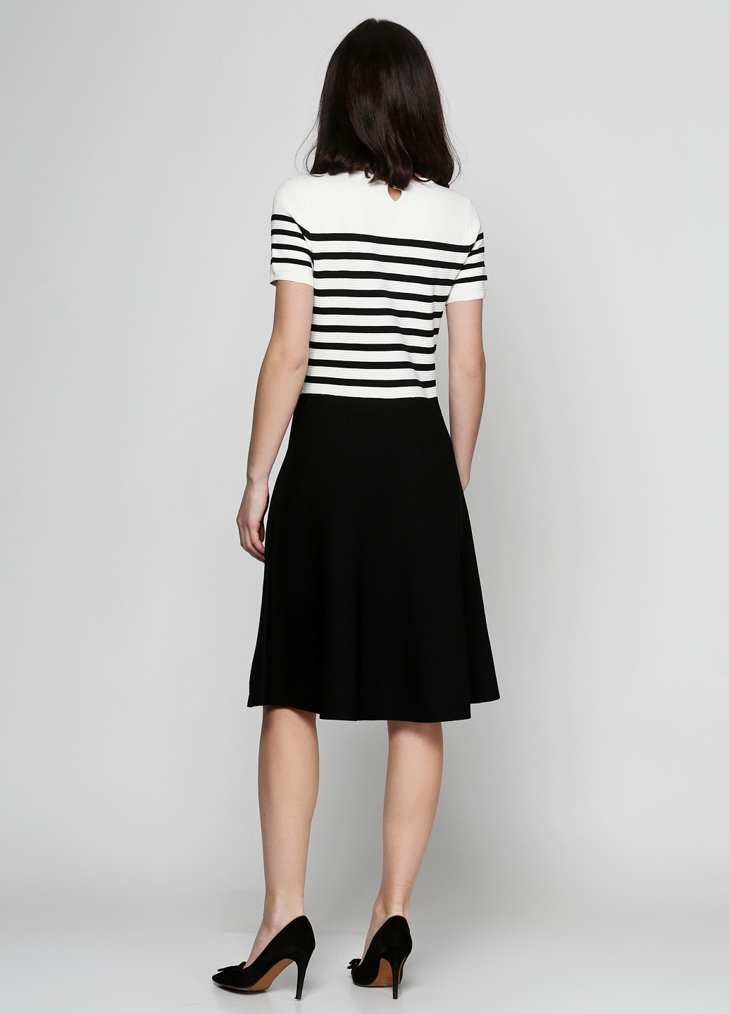 Чорна кежуал сукня Talbots в смужку