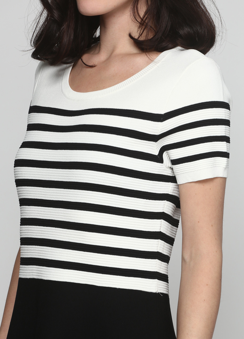 Чорна кежуал сукня Talbots в смужку