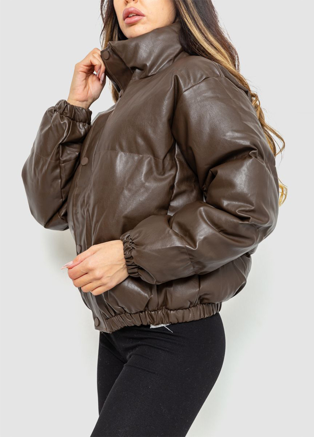Темно-коричневая демисезонная куртка Ager